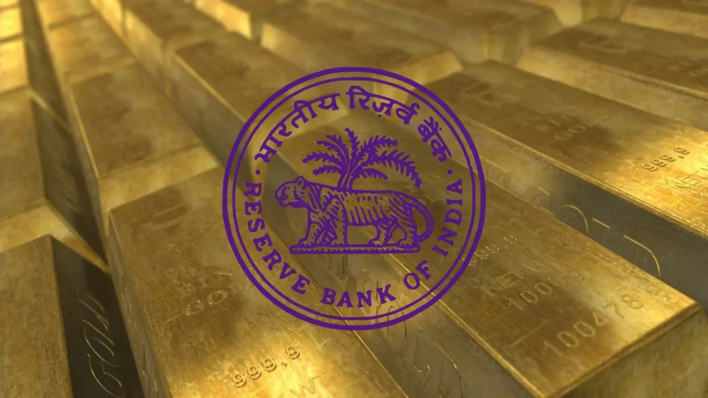 reserve bank of india gold