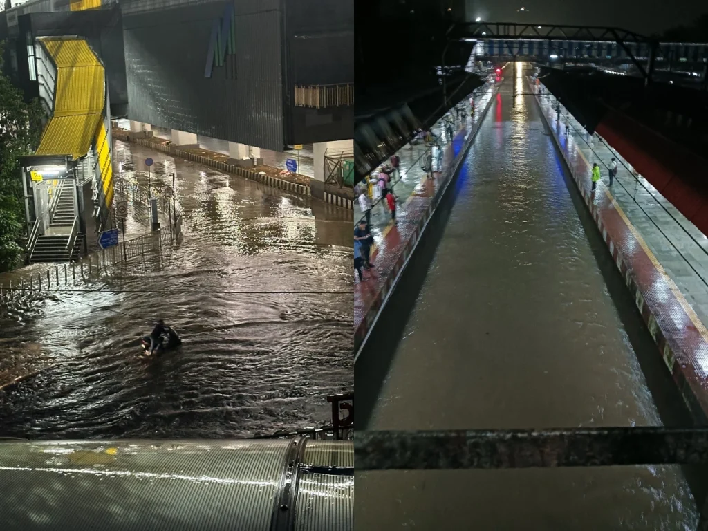 Local services stopped due to heavy rains in Mumbai!