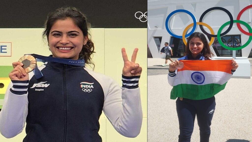 Manu Bhaker wins Indias first Olympic medal