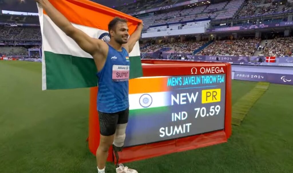 Sumit Antil creates world record